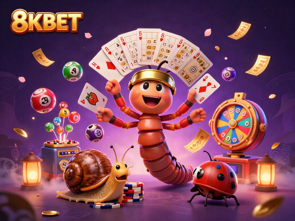 Engage in thrilling gaming at 8KBET with vibrant characters and uplifting casino elements for a rich experience.