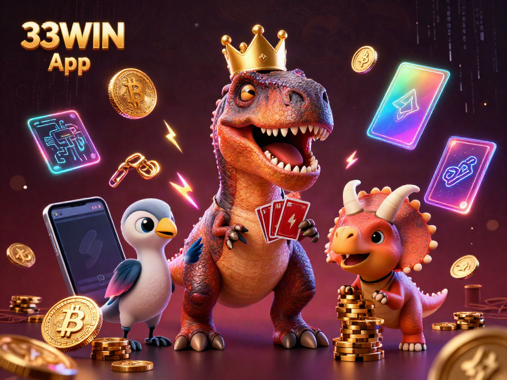 Experience thrilling gameplay with the 33WIN App in a vibrant casino world.