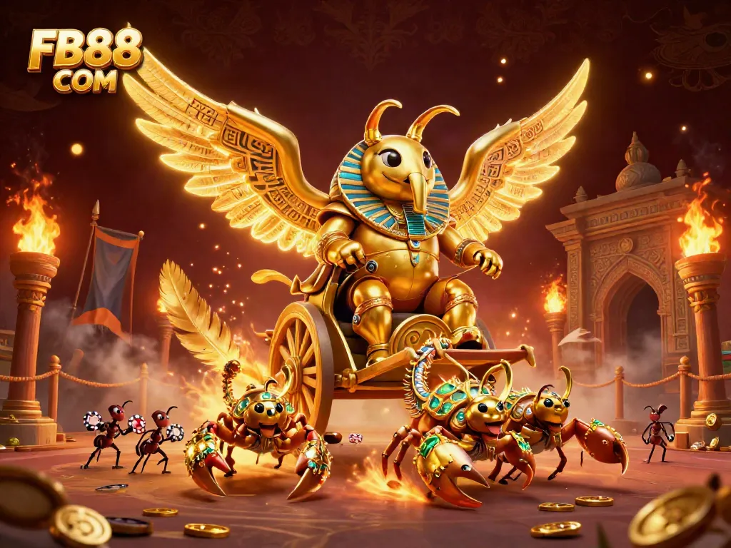 Engage with the vibrant action and excitement of FB88 COM, featuring dynamic casino games and captivating imagery.