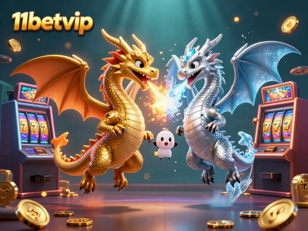 Engage with thrilling gameplay at 11betvip featuring intertwined dragons and vibrant slots.