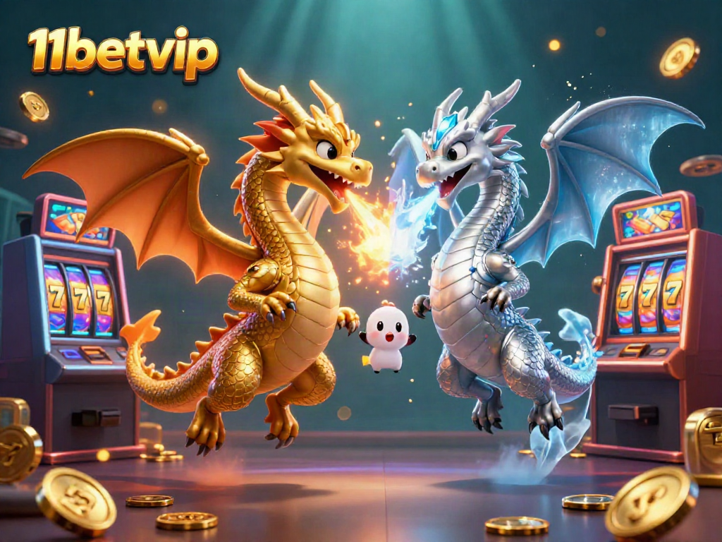 Engage with thrilling gameplay at 11betvip featuring intertwined dragons and vibrant slots.