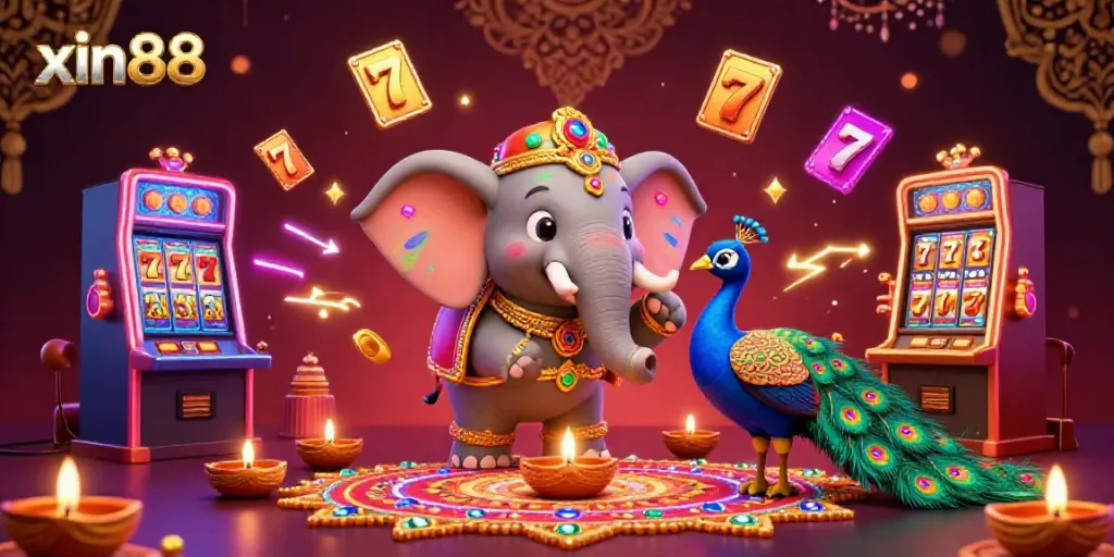 Experience the excitement of xin88 with vibrant slots, lucky symbols, and a festive atmosphere.