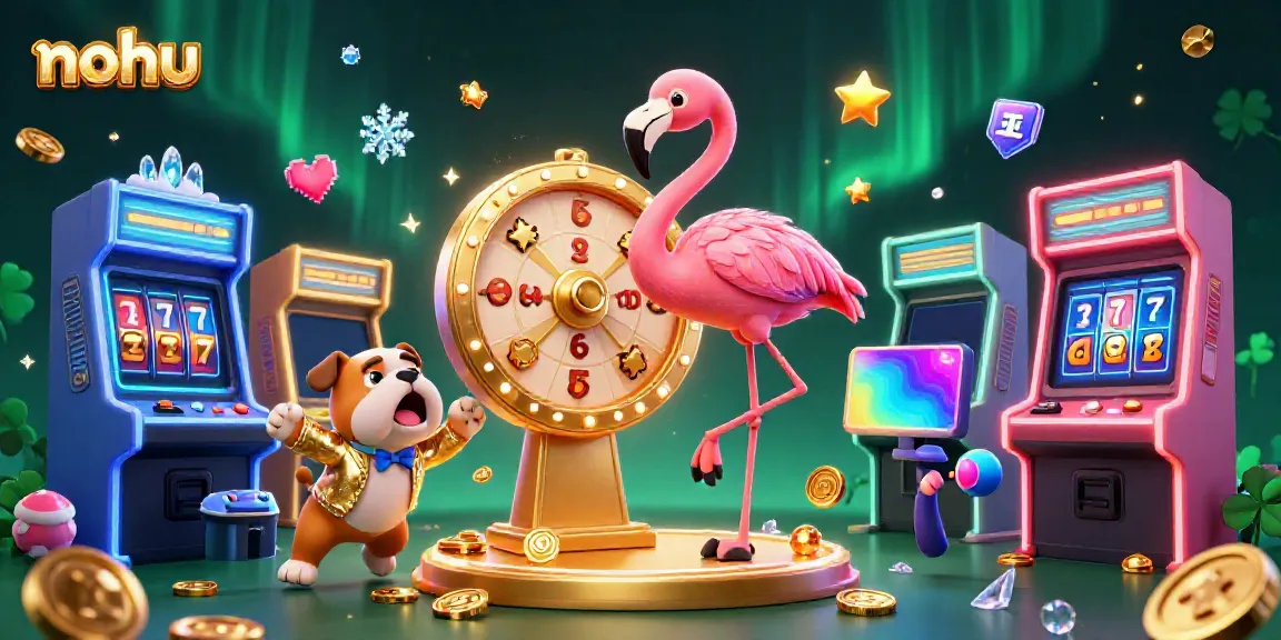 Experience exciting gaming moments with nohu featuring vibrant 3D characters, slots, and jackpot elements.