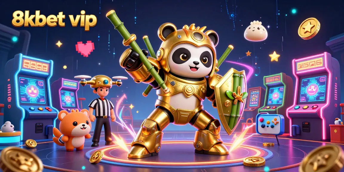 Experience the excitement of 8kbet vip with thrilling 3D mecha battles and arcade games.