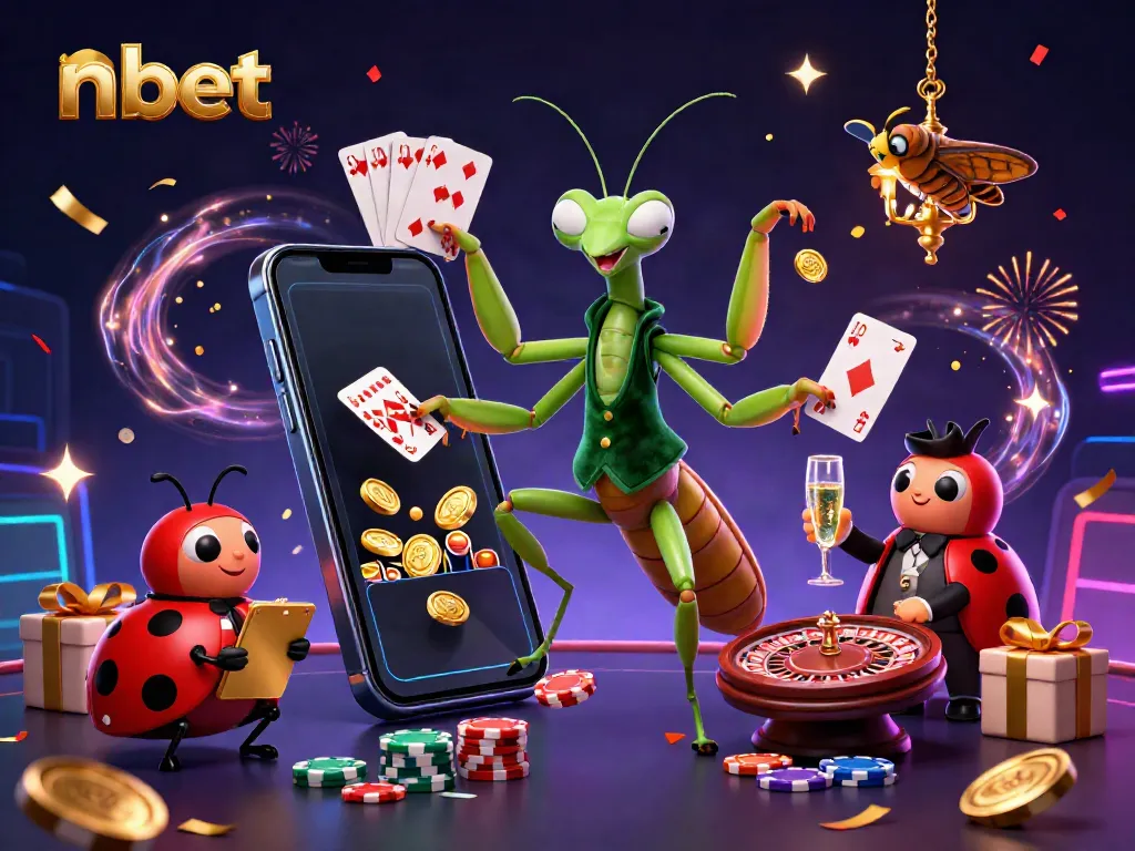 Experience thrilling gameplay at nbet with a dynamic casino scene featuring characters and vibrant game elements.