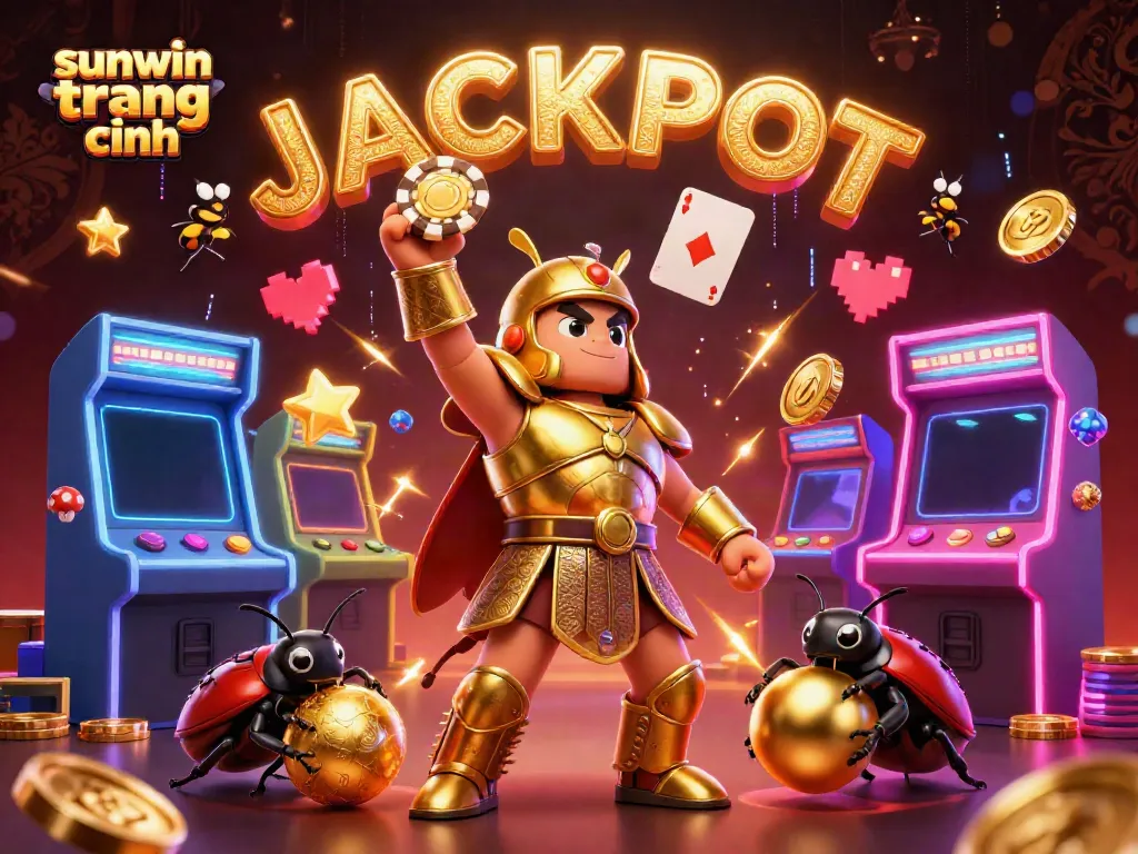 Experience the thrill of winning at sunwin trang chính with vibrant 3D gaming characters and dynamic elements.