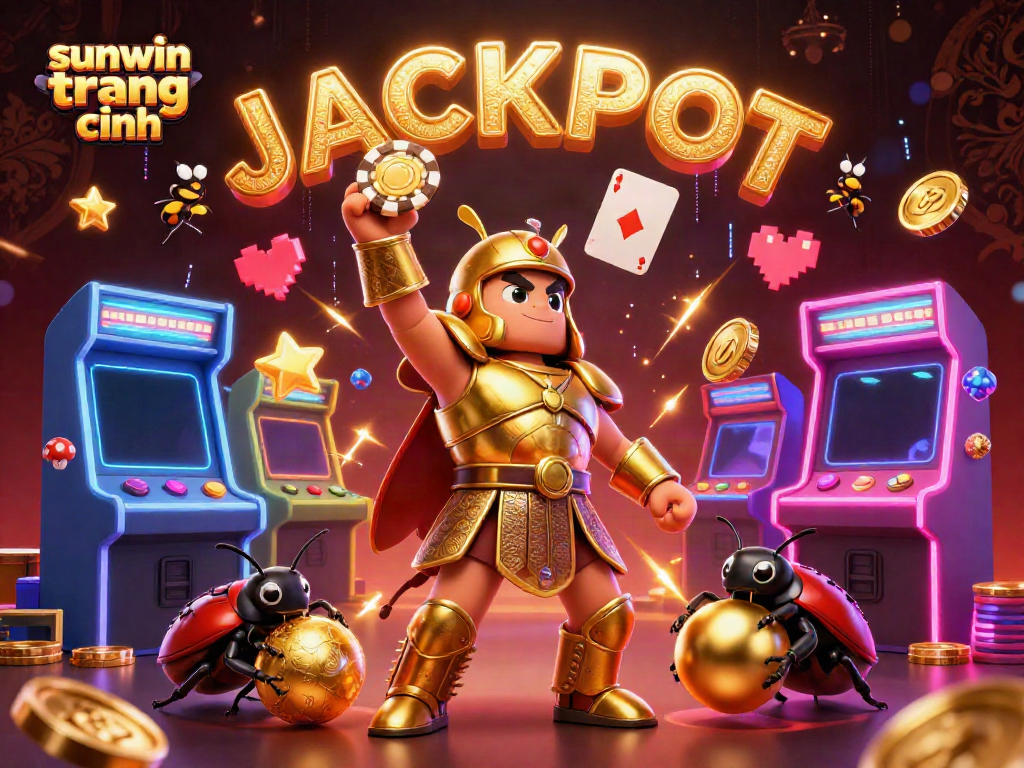 Experience the thrill of winning at sunwin trang chính with vibrant 3D gaming characters and dynamic elements.