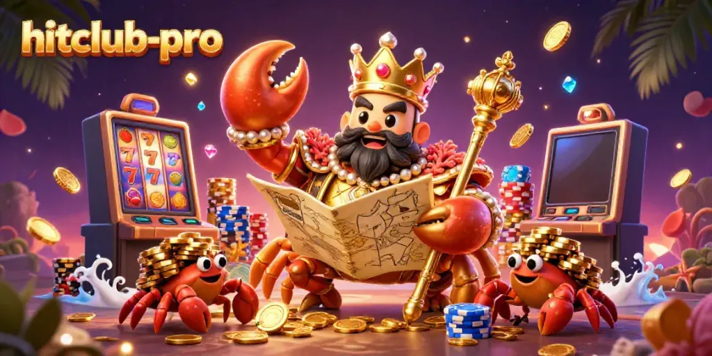 Experience winning excitement with hitclub-pro as a golden crab emperor reigns over dynamic slot games.