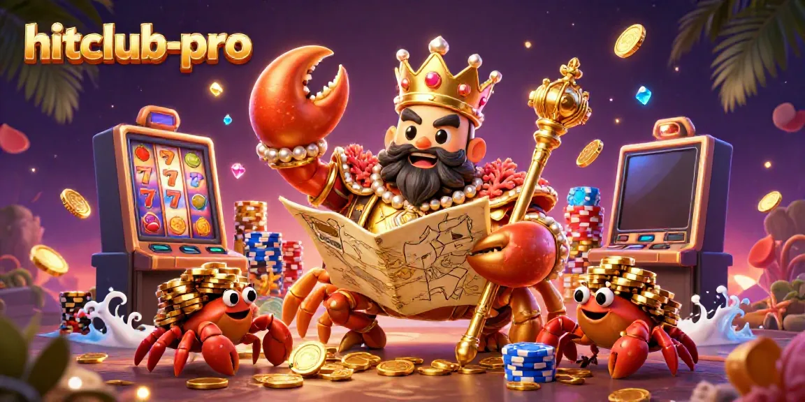 Experience winning excitement with hitclub-pro as a golden crab emperor reigns over dynamic slot games.