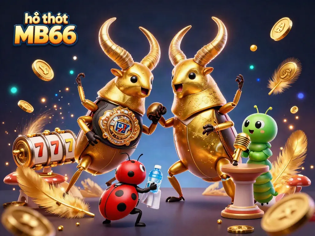 Engage with hỗ trợ MB66's thrilling casino atmosphere featuring vibrant characters and dynamic elements.