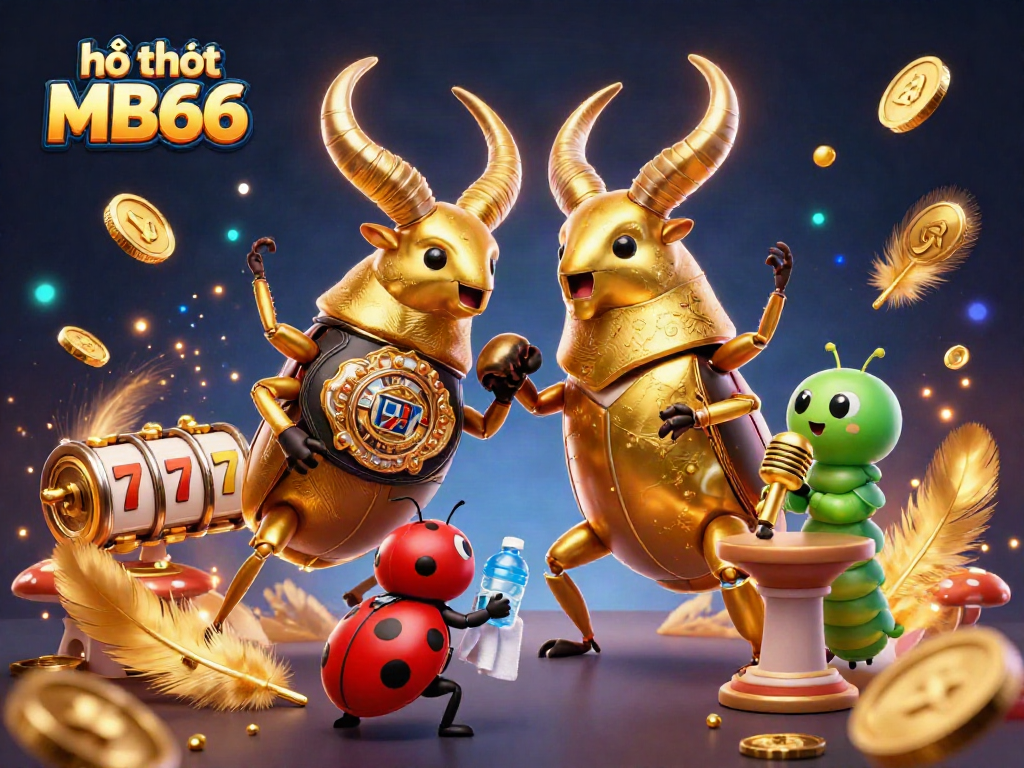 Engage with hỗ trợ MB66's thrilling casino atmosphere featuring vibrant characters and dynamic elements.
