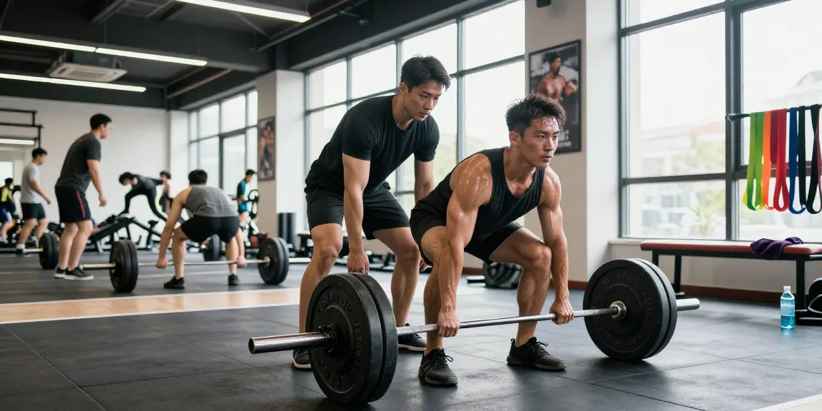 Prime Pharma Steroiden being used by bodybuilders in a vibrant gym setting, highlighting strength training.
